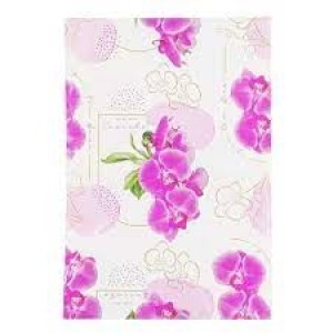 SACO PARA PRESENTE FLORAL ORQUÍDEA 35X54 G1 COM 50 CROMUS