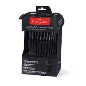 LÁPIS 72 CORES SUPERSOFT ESTOJO TECIDO FABER CASTELL