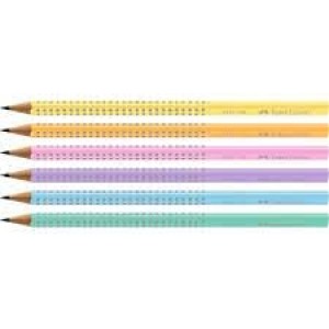 LÁPIS GRAFITE PRETO Nº2 GRIP FABER CASTELL