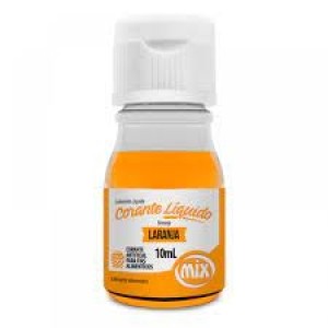 ANILINA CORANTE LÍQUIDO LARANJA 10ML MIX