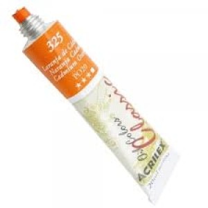 TINTA ÓLEO BISNAGA 20ML REF.325 LARANJA DE CÁDMIO ACRILEX