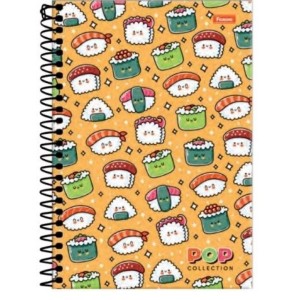 CADERNETA 1/8 CAPA DURA 96FLS POP COLLECTION FORONI