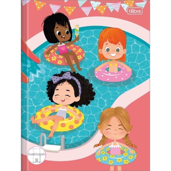 CADERNO 40FLS QUADRICULADO CAPA DURA BROCHURA SAPECA TILIBRA