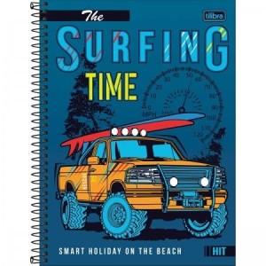 CADERNO 160FLS 10 MATÉRIAS UNIVERSITÁRIO CAPA DURA HIT MASCULINO TILIBRA