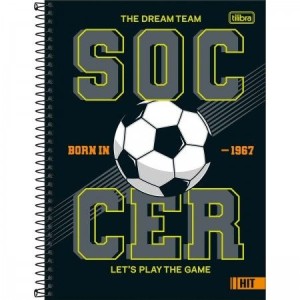 CADERNO 160FLS 10 MATÉRIAS UNIVERSITÁRIO CAPA DURA HIT MASCULINO TILIBRA