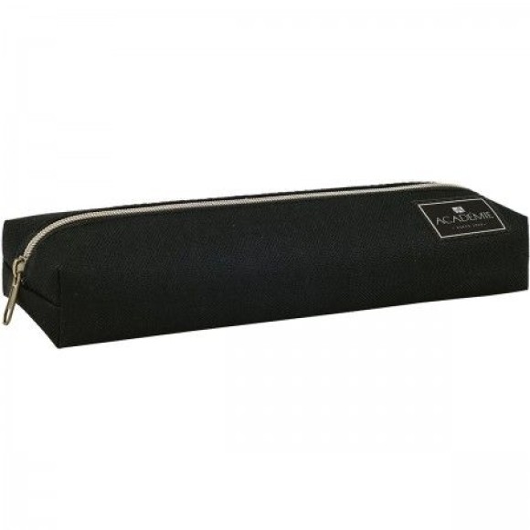 ESTOJO 1 DIVISÓRIA FLAT ACADÉMIE PRETO TILIBRA