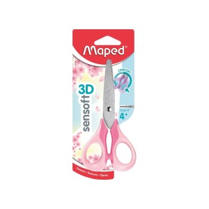 TESOURA 13CM SENSOFT PASTEL MAPED