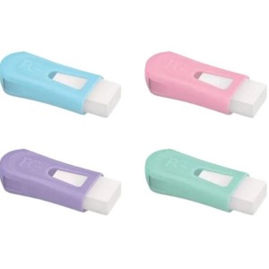 APONTADOR 1 FURO COM BORRACHA FC MIX PASTEL FABER CASTELL