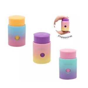 APONTADOR 1 FURO COM DEPÓSITO RAINBOW ACRILEX