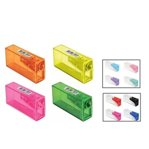 APONTADOR 1 FURO COM DEPÓSITO FABER CASTELL