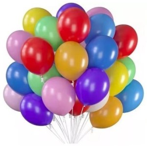 BALÃO BEXIGA Nº 6,5 CORES SORTIDAS C/50 UNIDADES HAPPY DAY