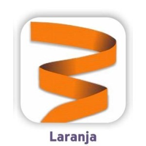 FITA DE TNT 2cm X 25mts LARANJA MAKE