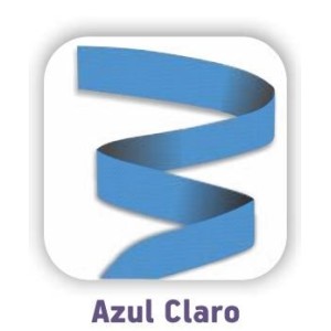 FITA DE TNT 2cm X  25mts AZUL CLARO MAKE