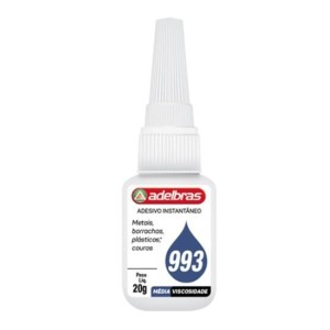 COLA INSTANTÂNEA MÉDIA VISCOSIDADE 20G 993 ADELBRAS