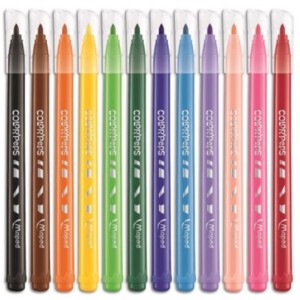 CANETA HIDROGRÁFICA 12 CORES OCEAN MAPED