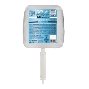 ÁLCOOL EM GEL ANTISSÉPTICO 70º 800ML REFIL PREMISSE