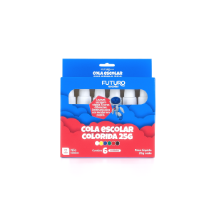 COLA COLORIDA 6 CORES 25GRS FUTURO