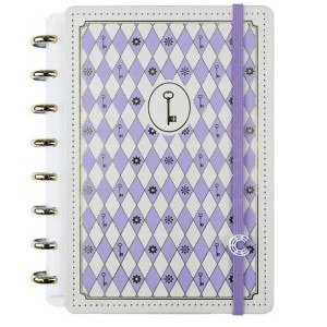 CADERNO INTELIGENTE A5 ISA AKKARI PURPLE KEY