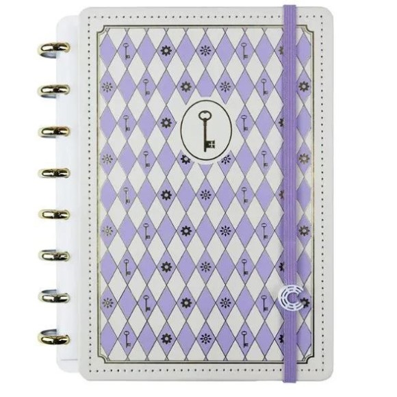 CADERNO INTELIGENTE A5 ISA AKKARI PURPLE KEY