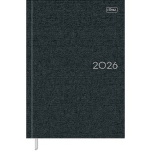 AGENDA 13,4x19,2CM MILANO PRETA 2026 TILIBRA