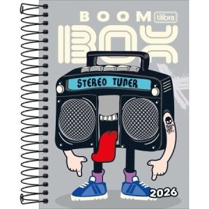 AGENDA 12,9x18,7CM SPICE MASCULINA 2026 TILIBRA