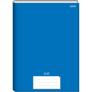 CADERNO UNIVERSITÁRIO 96FLS CAPA DURA BROCHURA AZUL STIFF JANDAIA