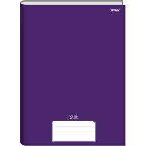 CADERNO UNIVERSITÁRIO 96FLS CAPA DURA BROCHURA ROXO STIFF JANDAIA