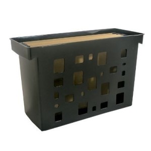 ARQUIVO PASTA SUSPENSA PRETO C/6 PASTAS KRAFT DELLO