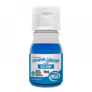 ANILINA CORANTE LÍQUIDO AZUL JEANS 10ML MIX