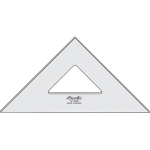 ESQUADRO 2526 45º ACRÍLICO SEM ESCALA TRIDENT