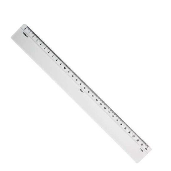 RÉGUA 30CM ACRÍLICA REF.7130 TRIDENT
