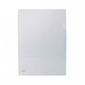 PASTA EM L A4 CRISTAL PACOTE C/10 UNIDADES YES