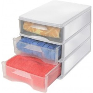 GAVETEIRO BRANCO COM 3 GAVETAS SÃO BERNARDO